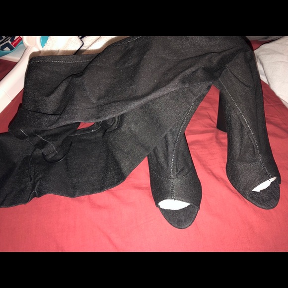 Denim heels - Picture 1 of 5
